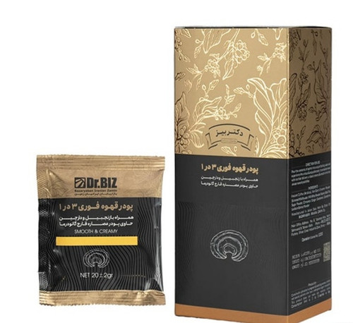 قهوه ماسالا با قارچ گانودرما ۲۰ عددی